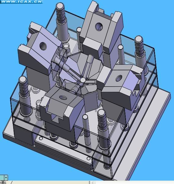 plastic moulds 1 is mould core 3d