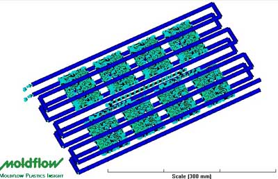 moldflow analysis 5 for cooling